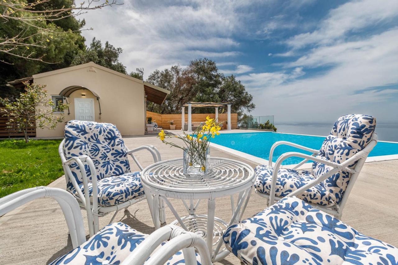 Ocean View - Luxury Villa Nefeli Kontogialos ภายนอก รูปภาพ