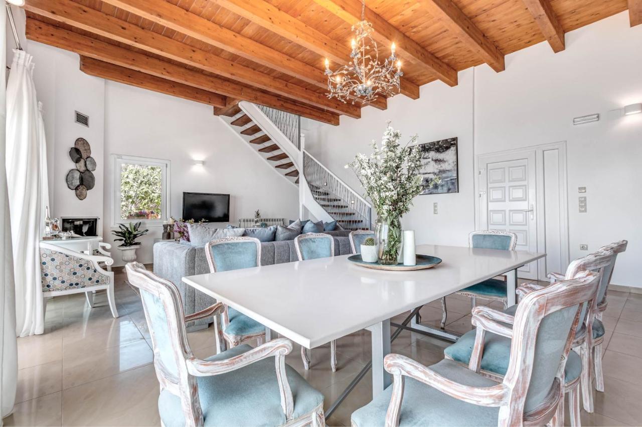 Ocean View - Luxury Villa Nefeli Kontogialos ภายนอก รูปภาพ