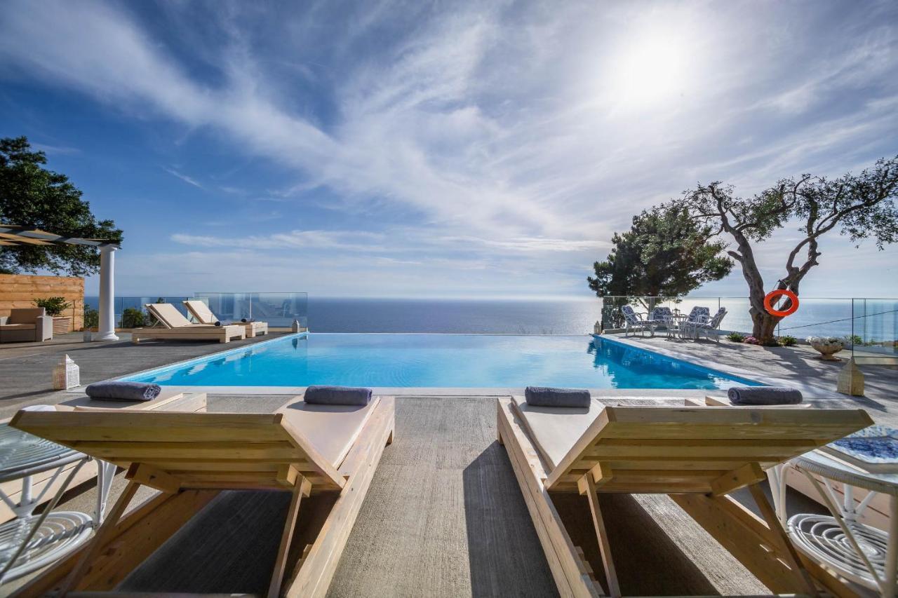 Ocean View - Luxury Villa Nefeli Kontogialos ภายนอก รูปภาพ