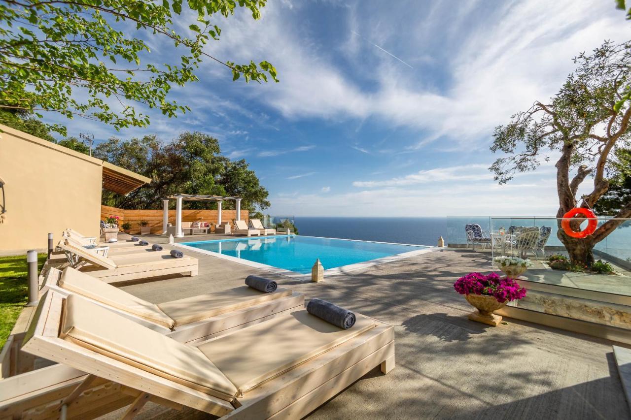 Ocean View - Luxury Villa Nefeli Kontogialos ภายนอก รูปภาพ
